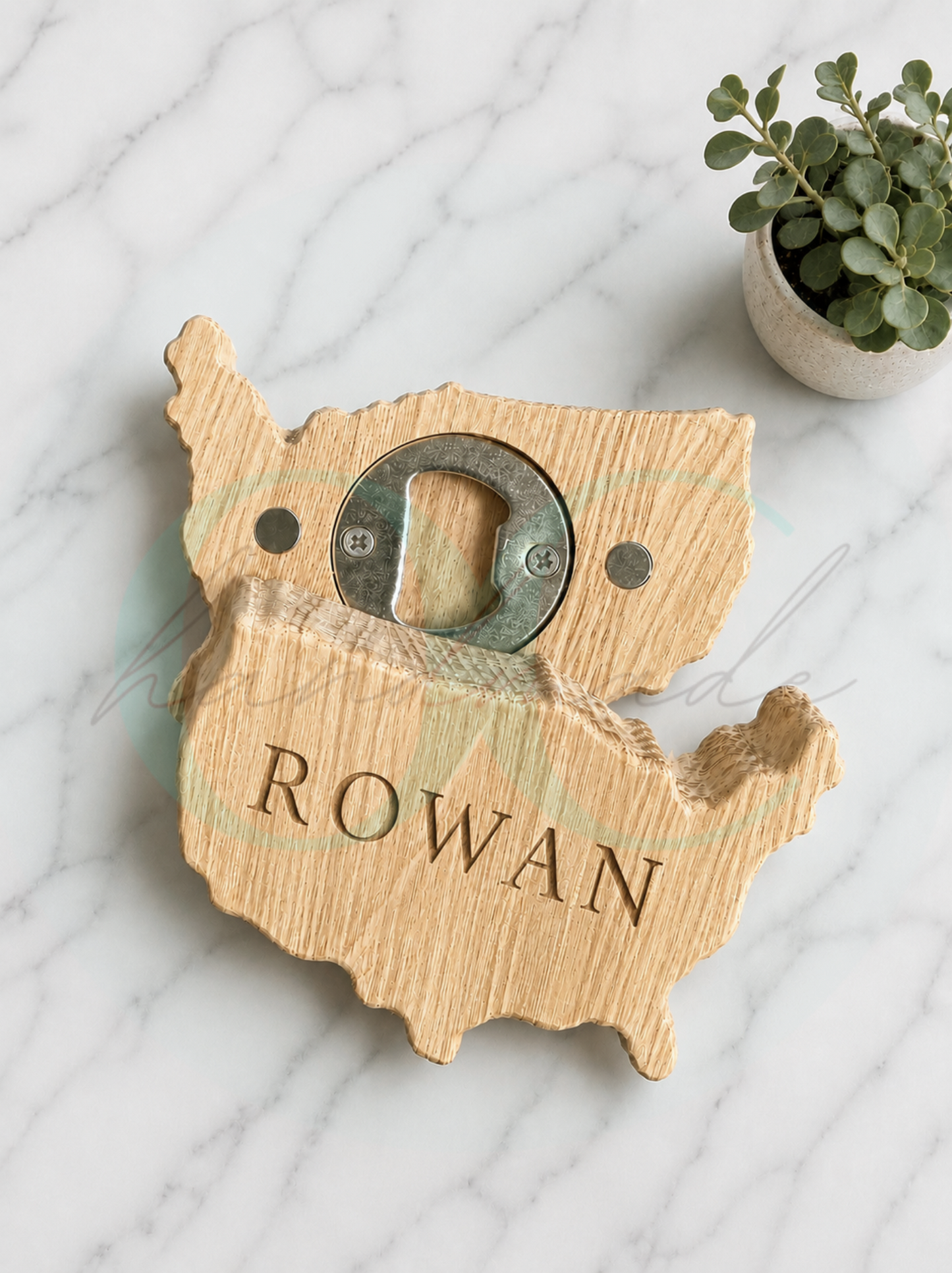 USA Shaped Magnetic Bottle Opener
