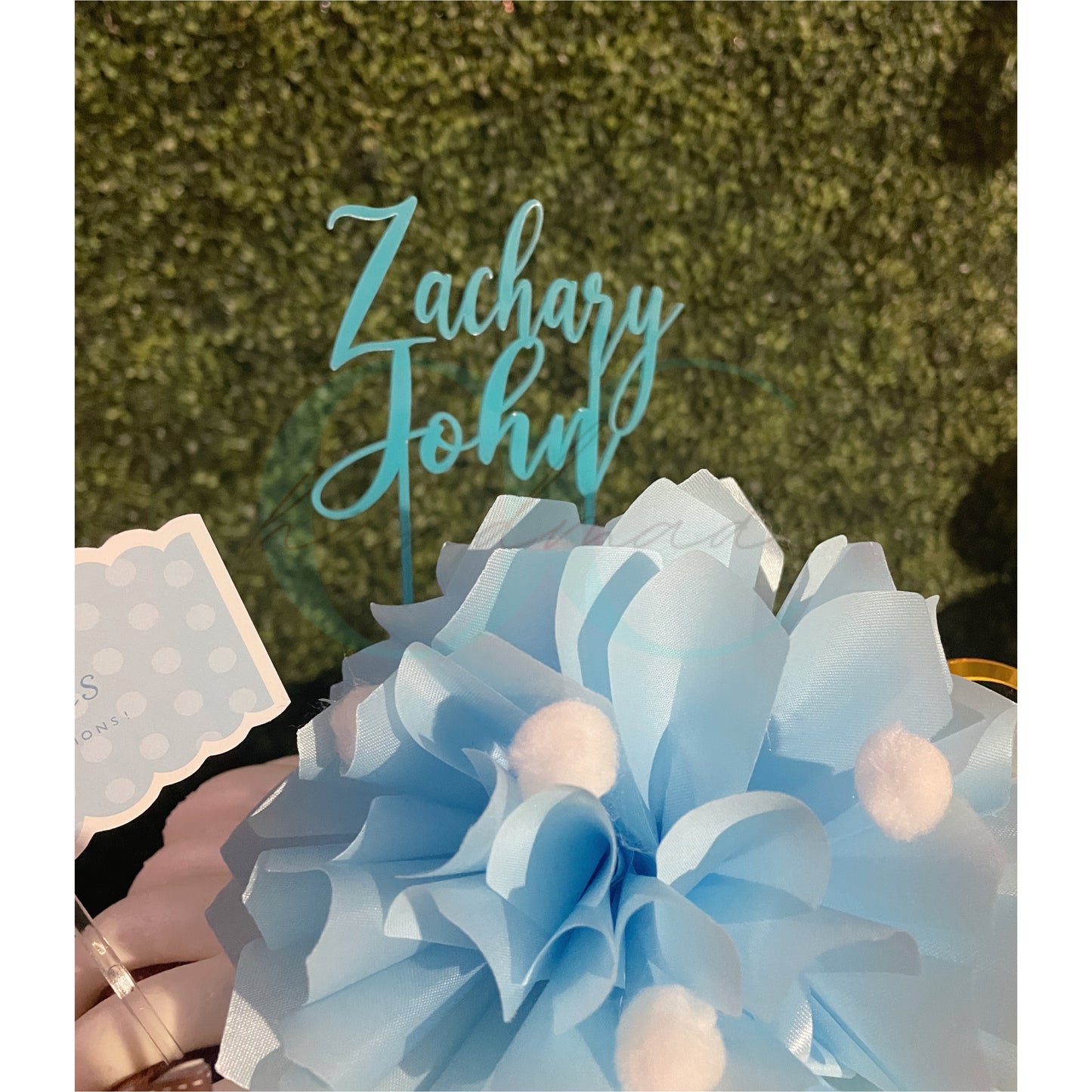 Personalized Name Cake Topper