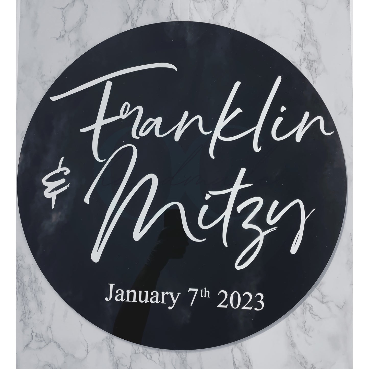 Acrylic Wedding Welcome Sign