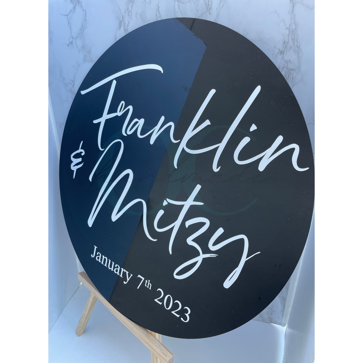 Acrylic Wedding Welcome Sign