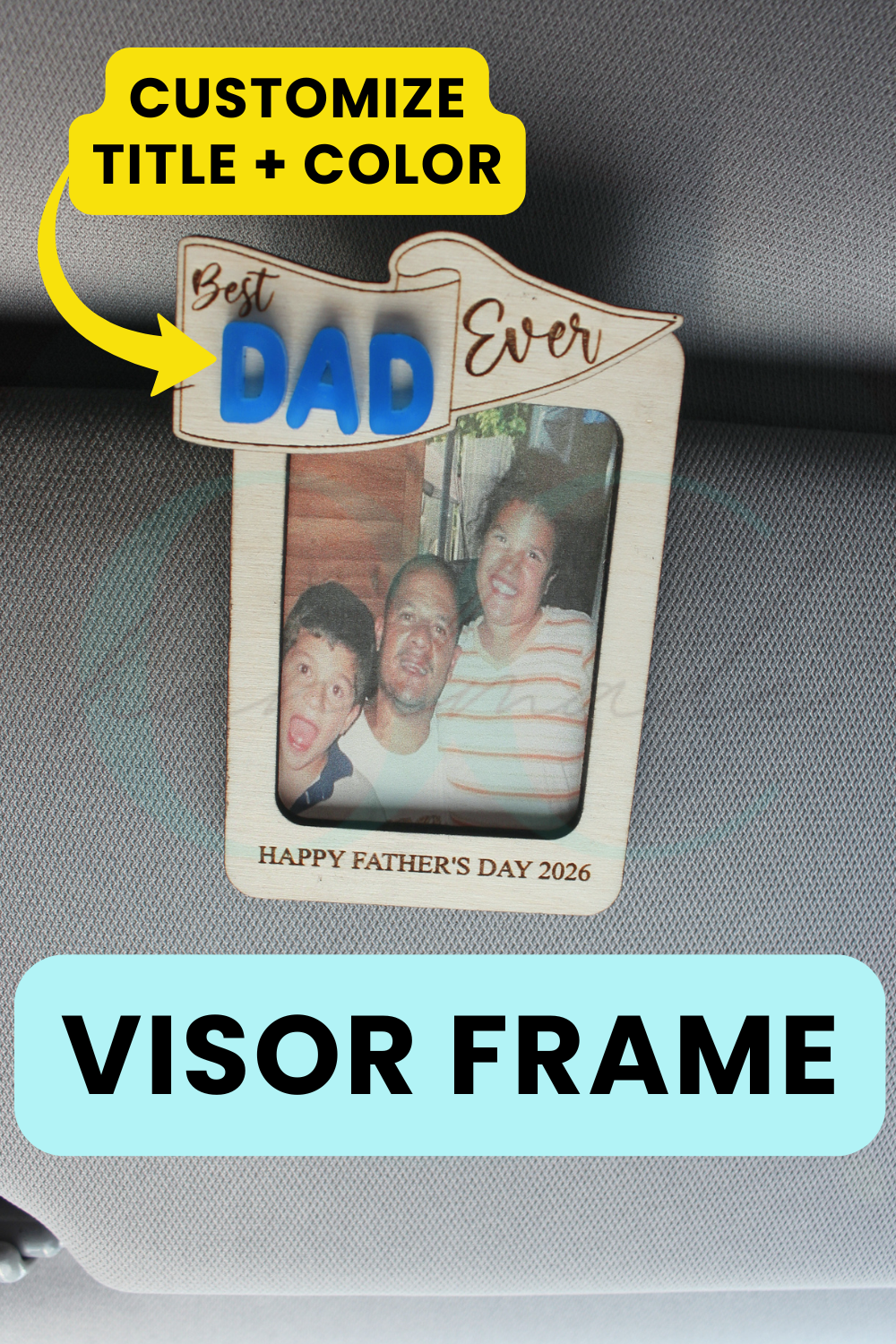 Father's Day Visor Picture Frame