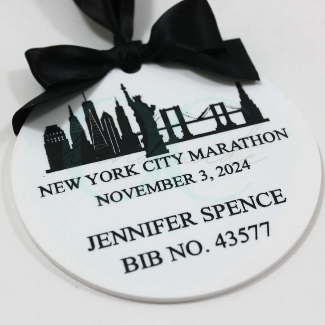 NYC Marathon Runner Keepsake Ornament