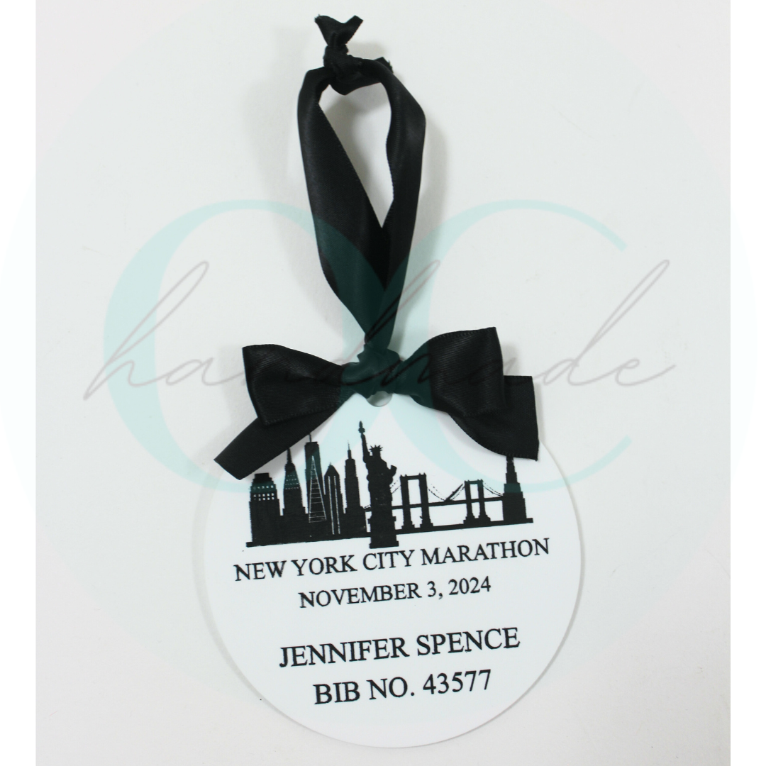 NYC Marathon Runner Keepsake Ornament