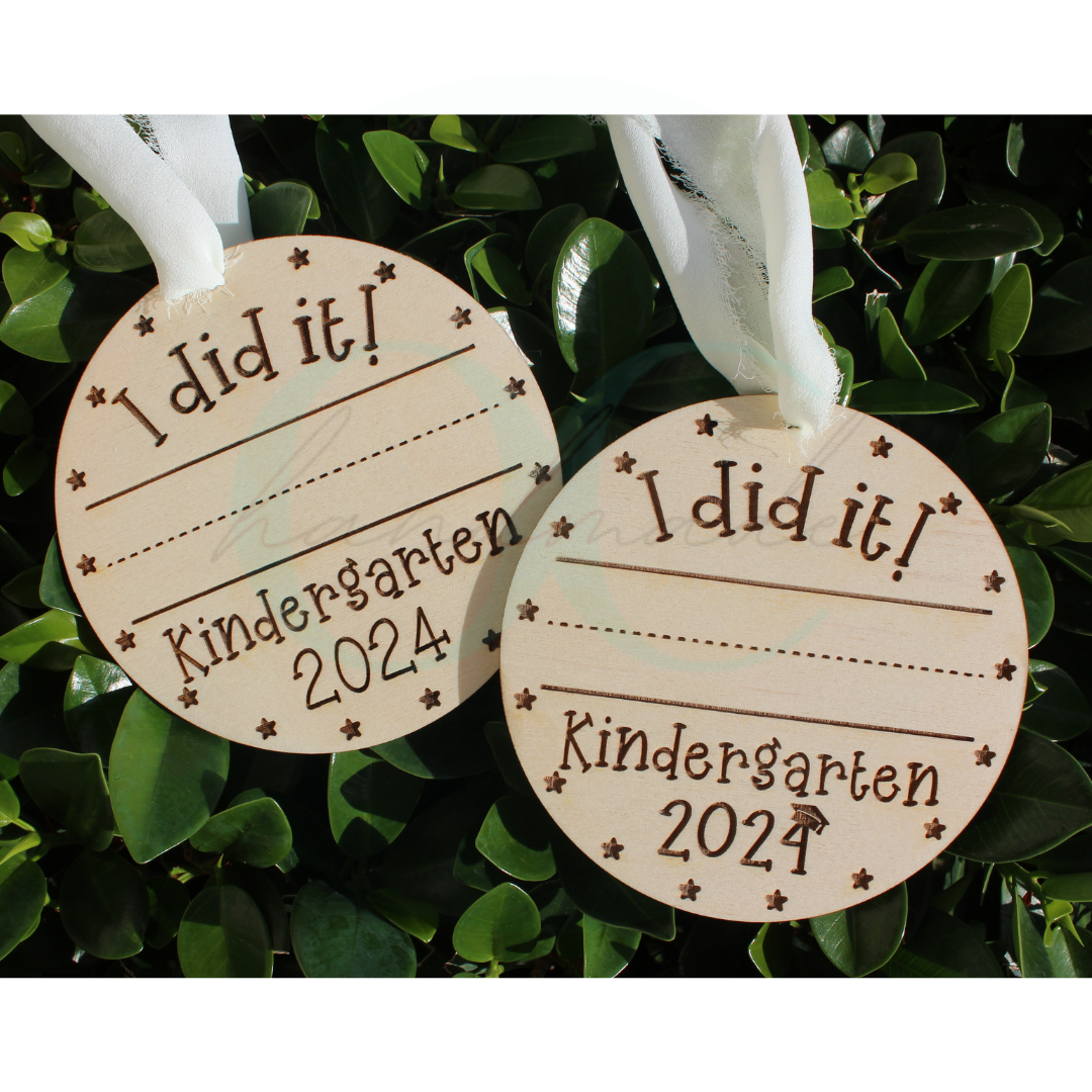 Kindergarten Grad/End of Year Handwritten Keepsake