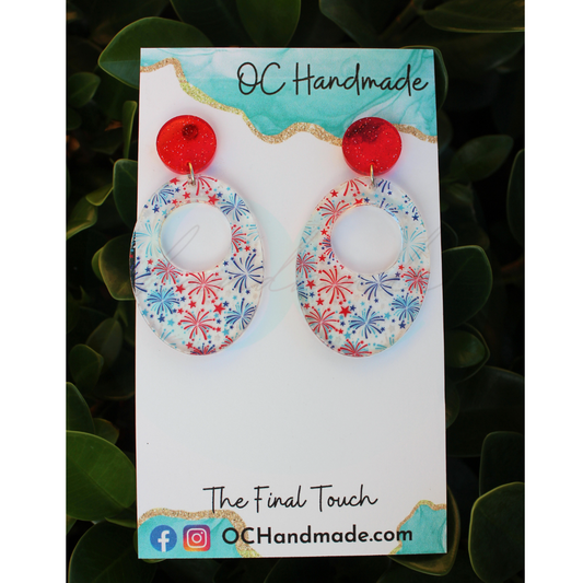 You're a Firework • Fourth of July Earrings