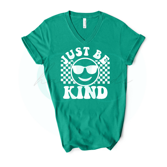 Just Be Kind • Ladies V-Neck SURPLUS SALE