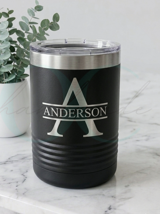 10oz Monogram Stainless Personalized Cup