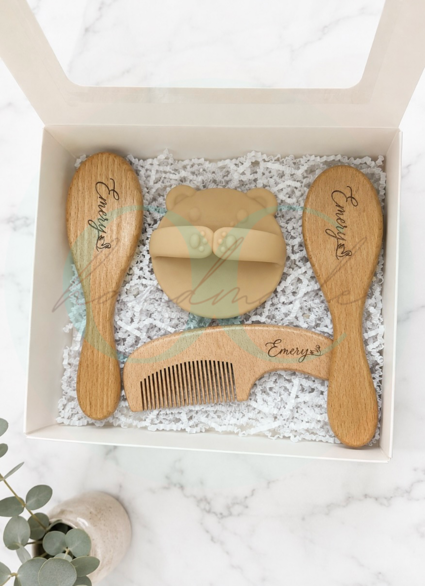 Baby's First Brush Set • Swan Themed