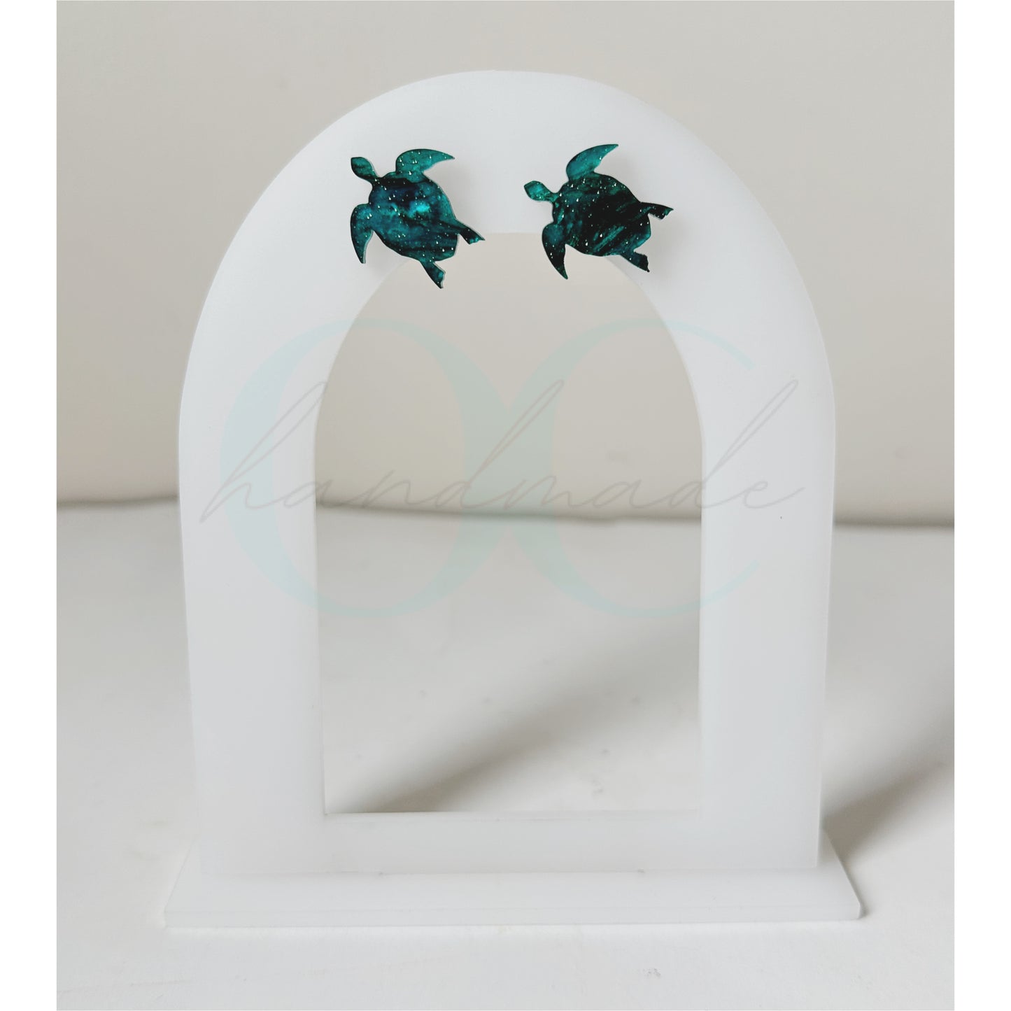 Sea Turtle Oceanic Stud Earrings