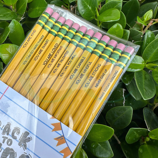 Positivity Engraved Pencils