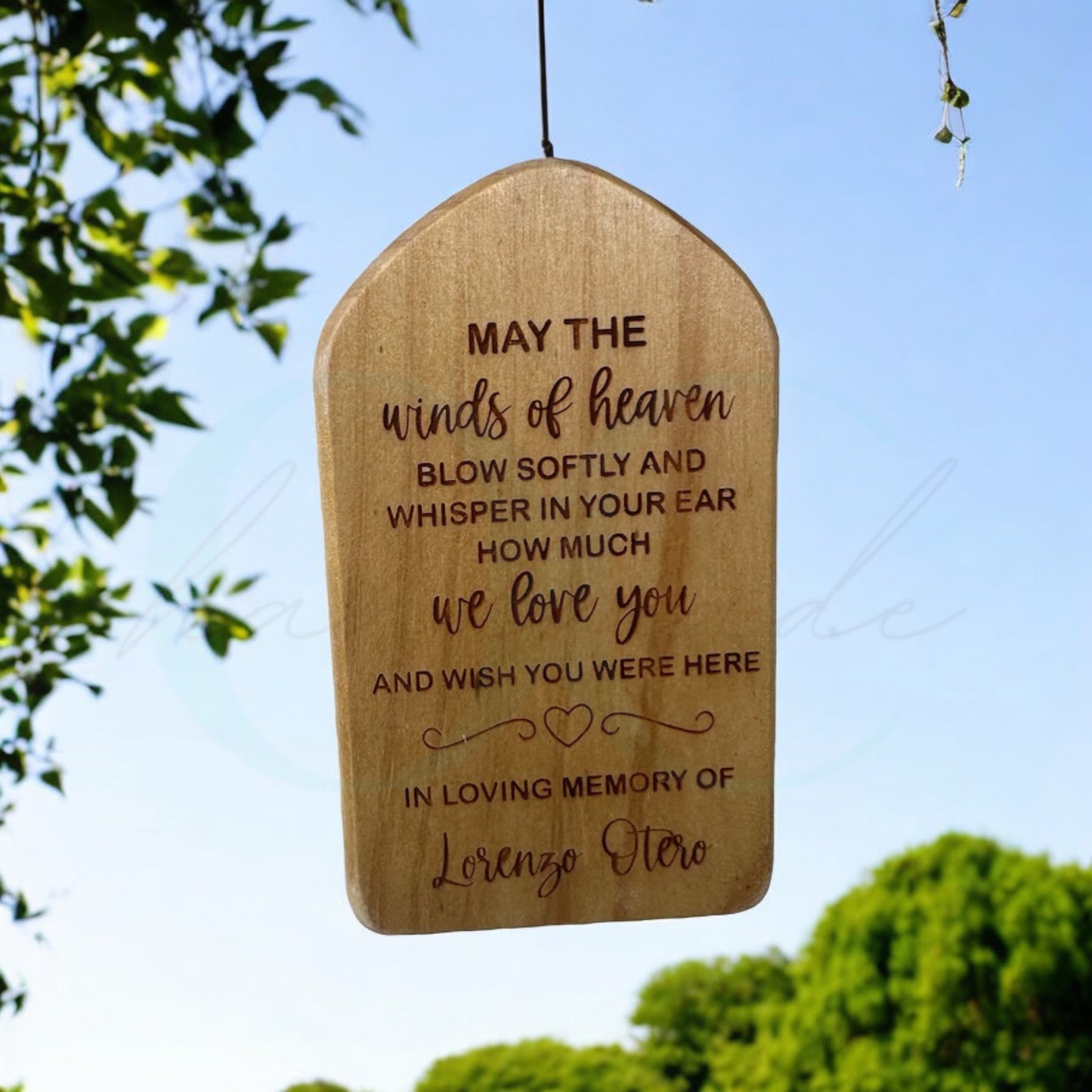 Winds of Heaven • Memorial Loss Wind Chime