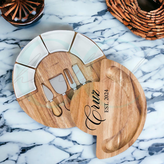 Engraved Charcuterie Cheese Knife Set