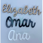 Wood or Acrylic Personalized Name Place Cards