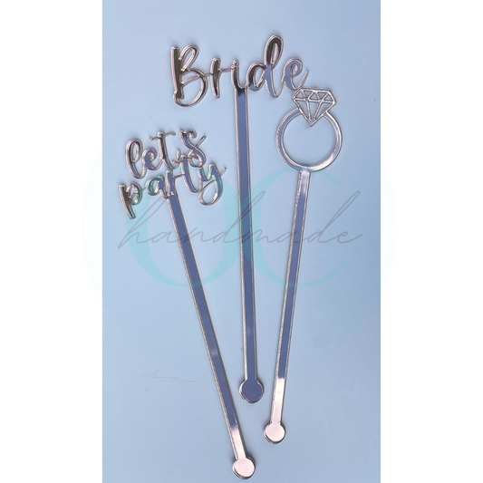 Bachelorette/Bridal Shower Stir Sticks/Stirrers