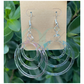 Mystical Blue and Pink • Geometric Acrylic Earrings